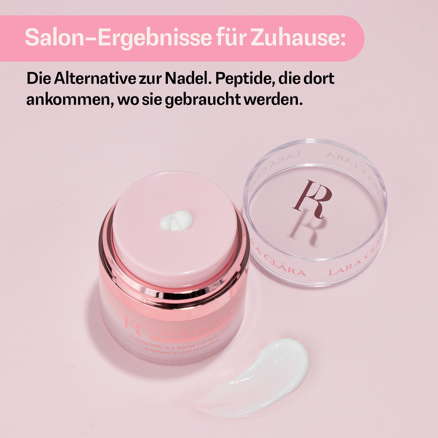LARA CLARA – Anti-Aging Gesichtscreme mit Peptiden für glattere Haut