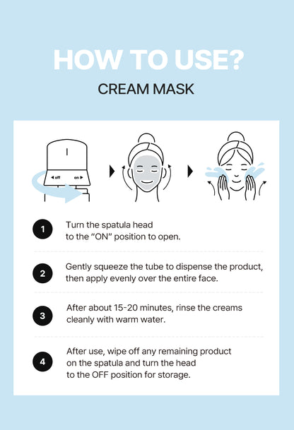 DIFFER&DEEPER Sky Watering Cryo Cream Mask 100g