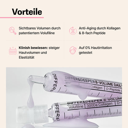 DIFFER & DEEPER – Aufpolsterndes Anti-Aging Serum für mehr Volumen & Elastizität