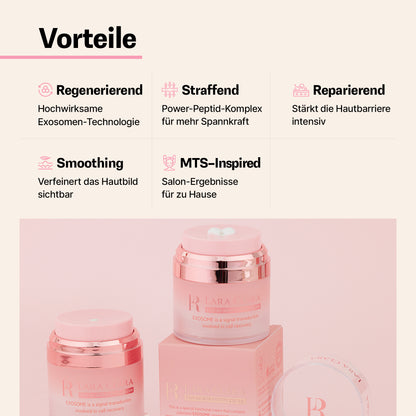 LARA CLARA – Anti-Aging Gesichtscreme mit Peptiden für glattere Haut