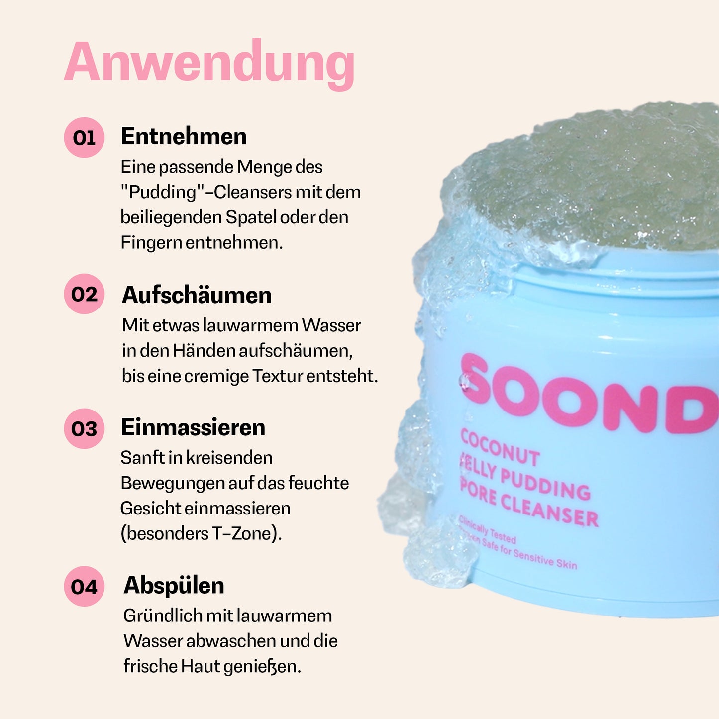 SOONDING – Sanfte Gesichtsreinigung für klare & frische Haut