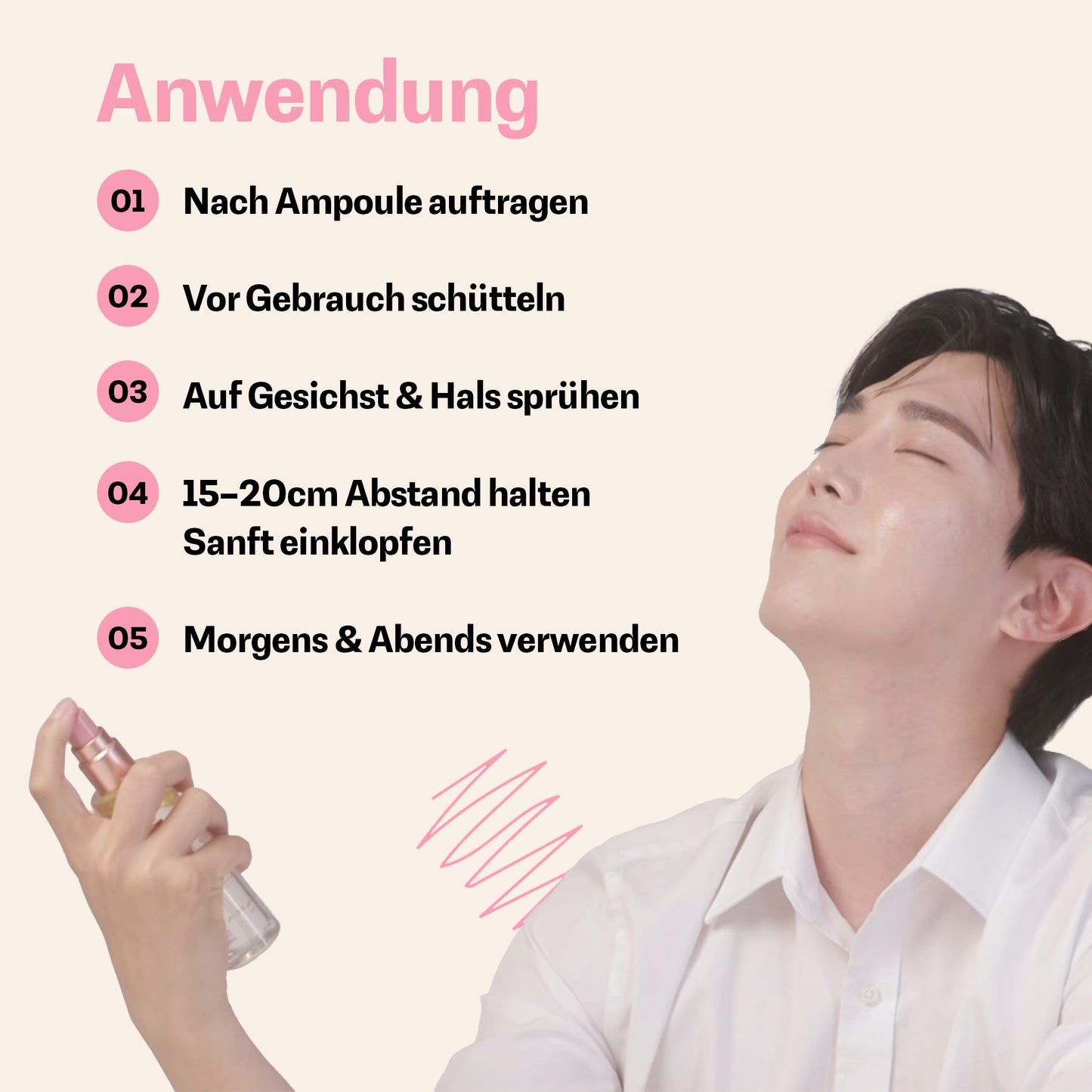 LARA CLARA – Beruhigendes Feuchtigkeits-Spray für empfindliche Haut
