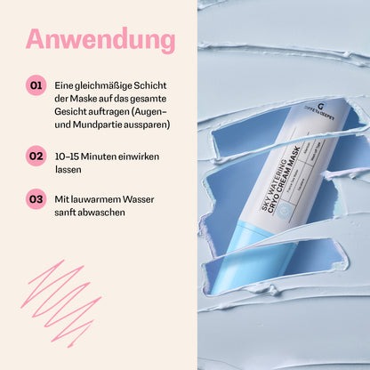 DIFFER & DEEPER – Kühlende Feuchtigkeitsmaske für intensive Hydration