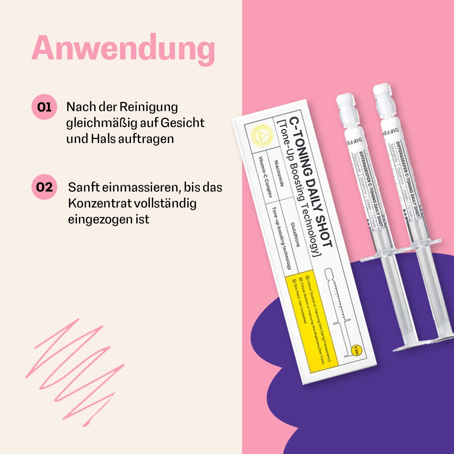 DIFFER & DEEPER – Vitamin C Serum für strahlende & ebenmäßige Haut