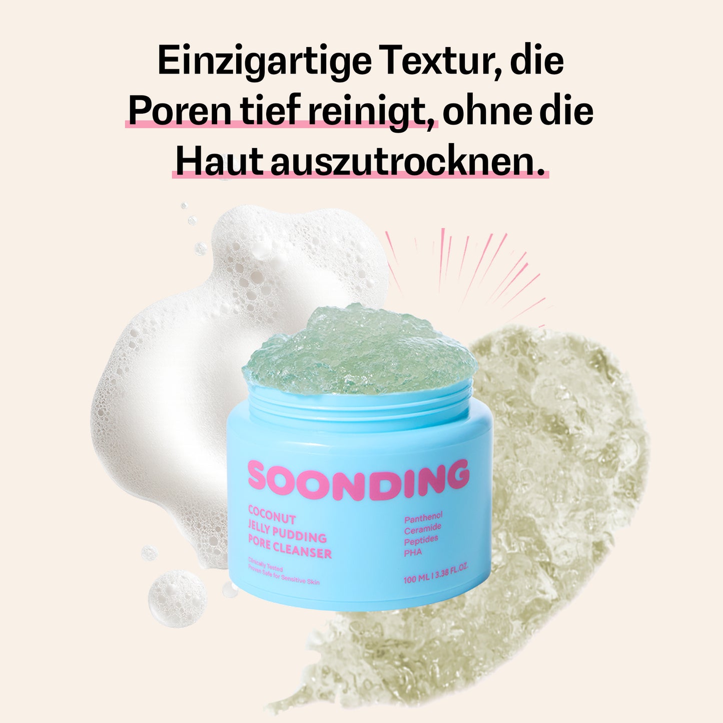 SOONDING – Sanfte Gesichtsreinigung für klare & frische Haut