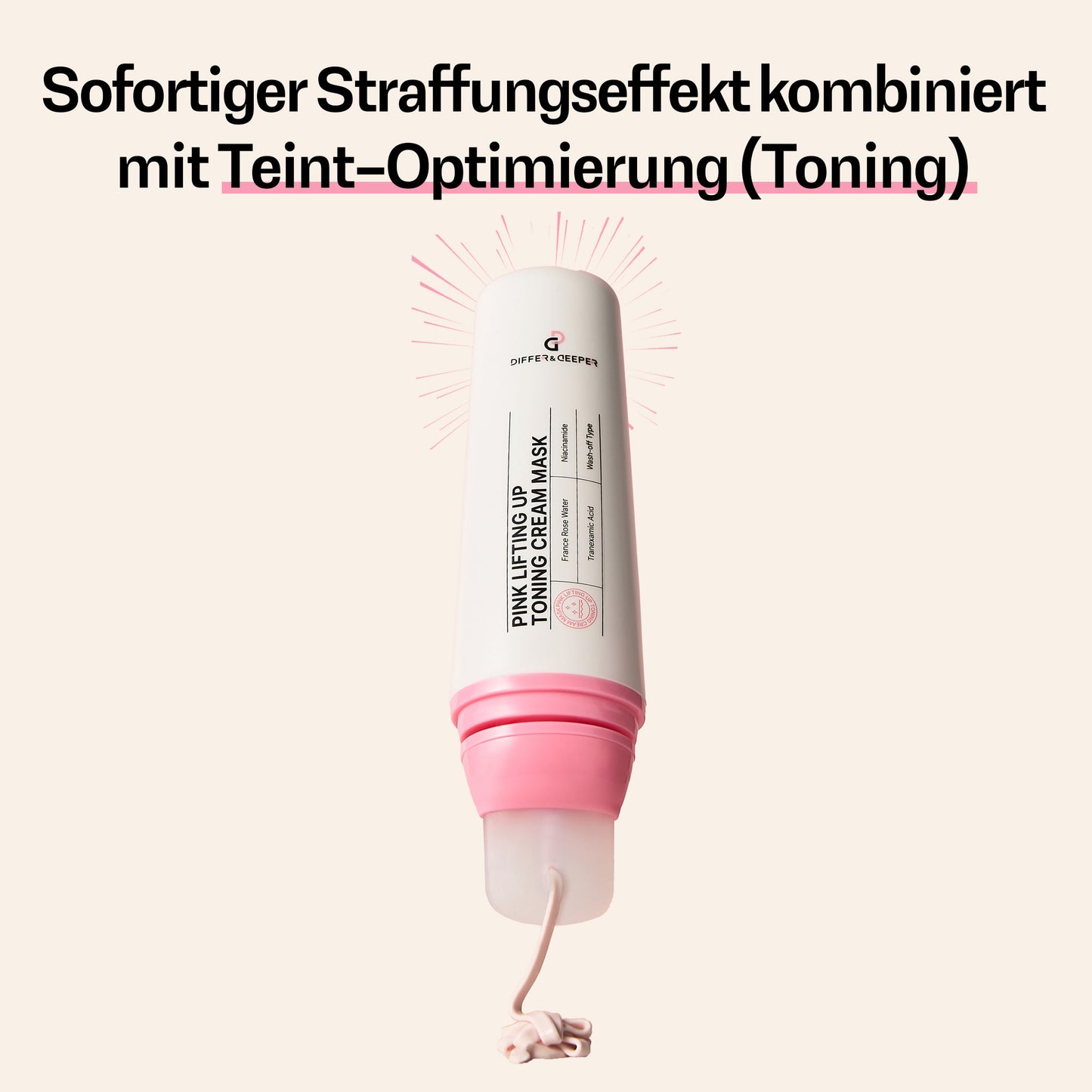 DIFFER & DEEPER – Kühlende Feuchtigkeitsmaske für intensive Hydration