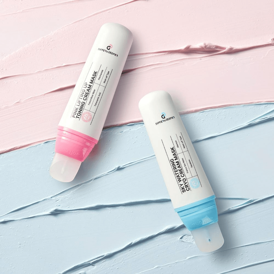 DIFFER&DEEPER Pink Lifting Up Toning Cream Mask 100g